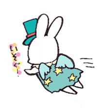 The dream of rabbit sticker #3242131
