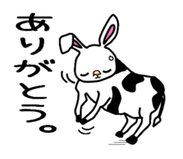 Union rabbit sticker #3242219