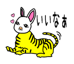 Union rabbit sticker #3242220