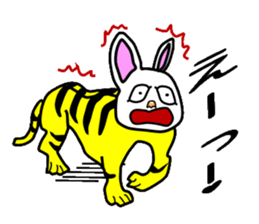 Union rabbit sticker #3242225