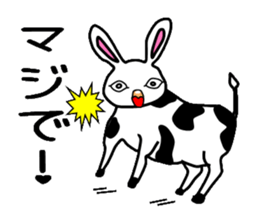 Union rabbit sticker #3242229