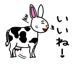 Union rabbit sticker #3242234