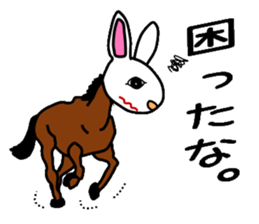 Union rabbit sticker #3242237