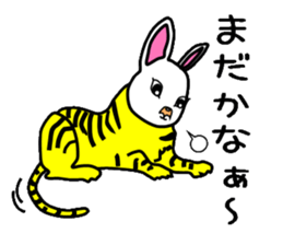 Union rabbit sticker #3242240