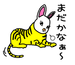 Union rabbit sticker #3242240