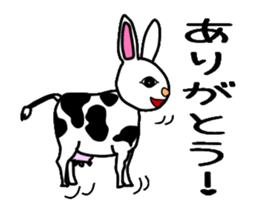 Union rabbit sticker #3242244