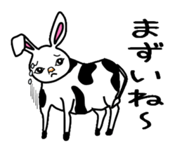 Union rabbit sticker #3242249