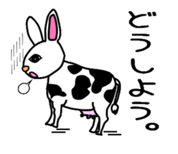 Union rabbit sticker #3242254