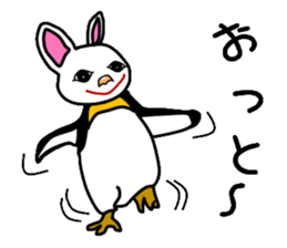 Union rabbit sticker #3242256