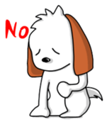 Dogs English version a little perverse sticker #3242380