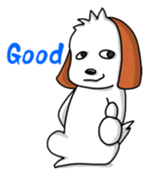 Dogs English version a little perverse sticker #3242394