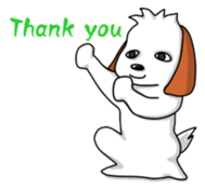 Dogs English version a little perverse sticker #3242401