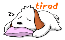 Dogs English version a little perverse sticker #3242413