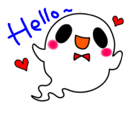 I am a ghost ! sticker #3242740