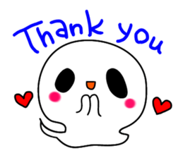 I am a ghost ! sticker #3242741