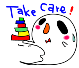 I am a ghost ! sticker #3242742