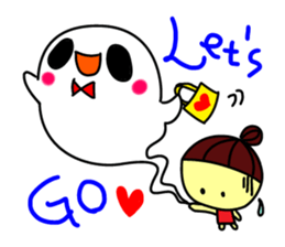 I am a ghost ! sticker #3242743