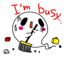 I am a ghost ! sticker #3242744