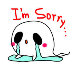 I am a ghost ! sticker #3242751