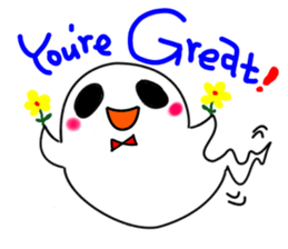 I am a ghost ! sticker #3242755