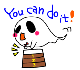 I am a ghost ! sticker #3242757