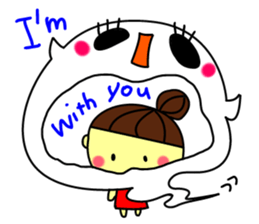 I am a ghost ! sticker #3242761