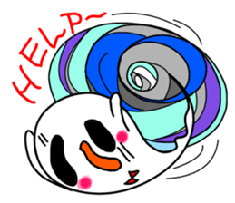 I am a ghost ! sticker #3242775