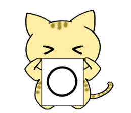 Stickers of three cats Vol.2 (No phrase) sticker #3243233