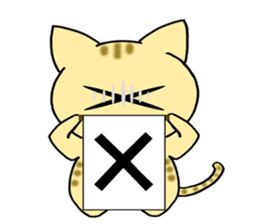 Stickers of three cats Vol.2 (No phrase) sticker #3243234