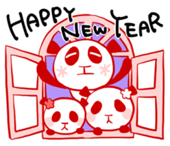 Pancook in winter sticker #3243913