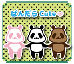 pandara cute sticker #3244101