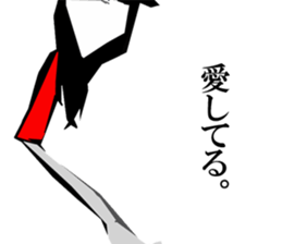 Woman  In A Hat. sticker #3244354