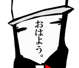 Woman  In A Hat. sticker #3244373