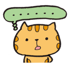 Loose Tabby Cat (English ver.) sticker #3244554