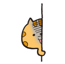 Loose Tabby Cat (English ver.) sticker #3244556