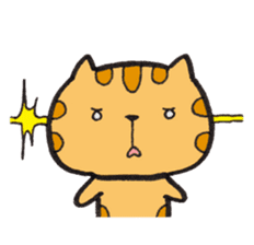 Loose Tabby Cat (English ver.) sticker #3244559