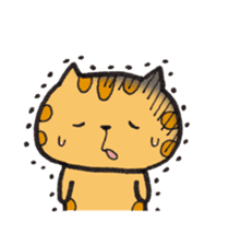 Loose Tabby Cat (English ver.) sticker #3244573