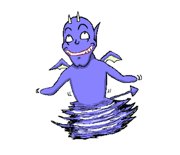 "Adao" of the devil sticker #3244854