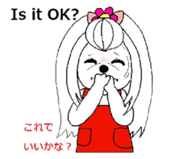 play hairdresser of the maltese dog sticker #3244866