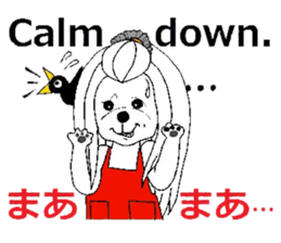 play hairdresser of the maltese dog sticker #3244890