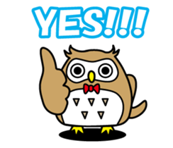 Your reply owl sticker #3245057