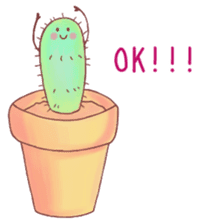 Pretty Cactus sticker #3245389
