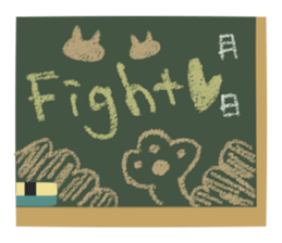 Communication with blackboard sticker #3245623