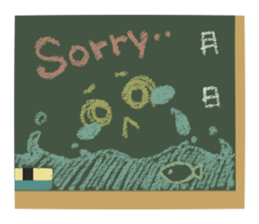 Communication with blackboard sticker #3245647