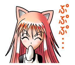 Cute girl Nekomata sticker #3246136