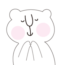 Mysterious bear(English) sticker #3246243