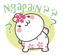 Sakura the rabbit Indonesian sticker #3246261