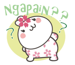 Sakura the rabbit Indonesian sticker #3246261