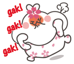 Sakura the rabbit Indonesian sticker #3246267