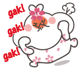 Sakura the rabbit Indonesian sticker #3246267